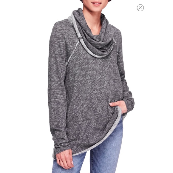 Free People Sweaters - FREE PEOPLE | Cocoon Gray Pullover Slouchy Knit